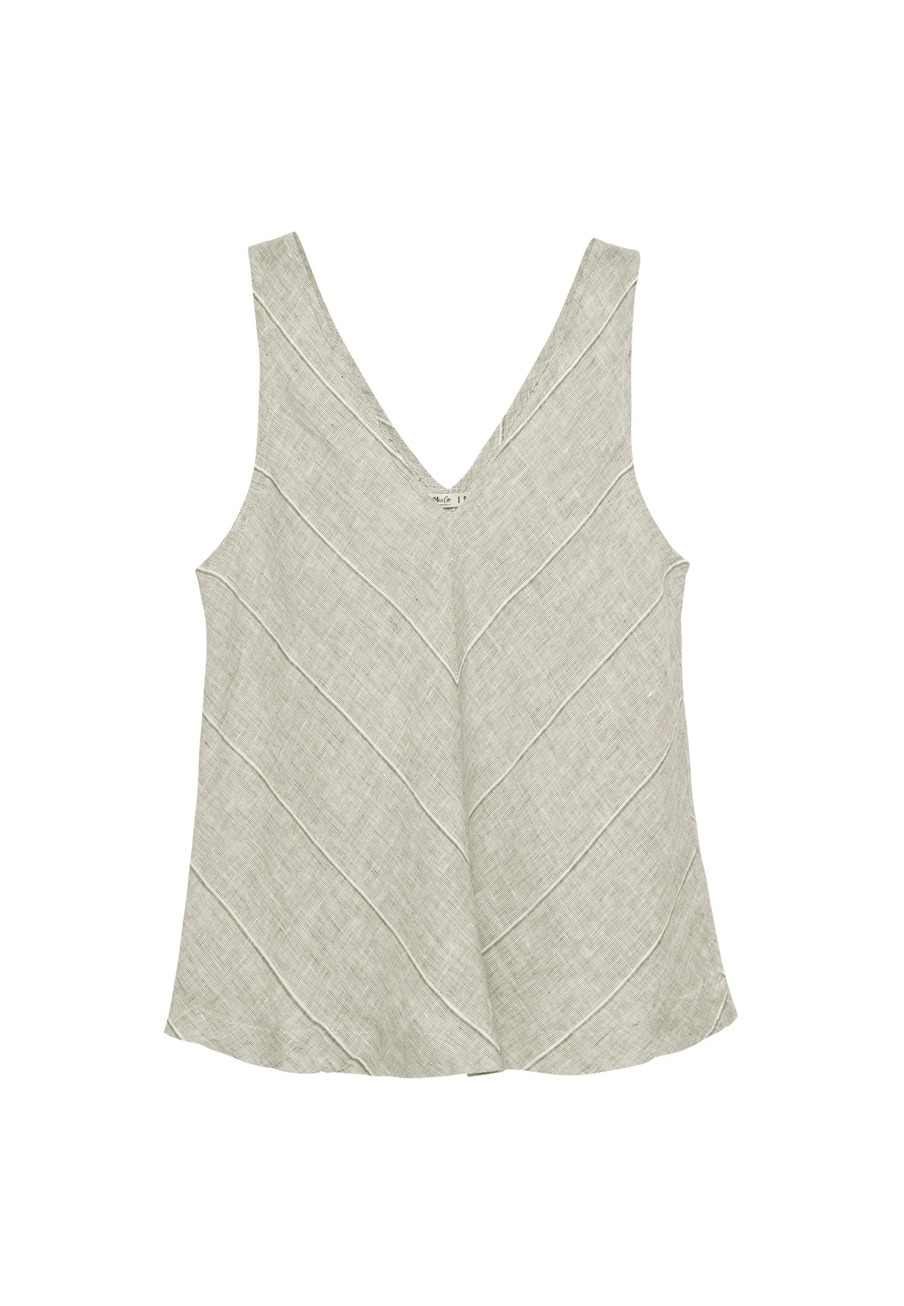 Mi&Co Top lino verde