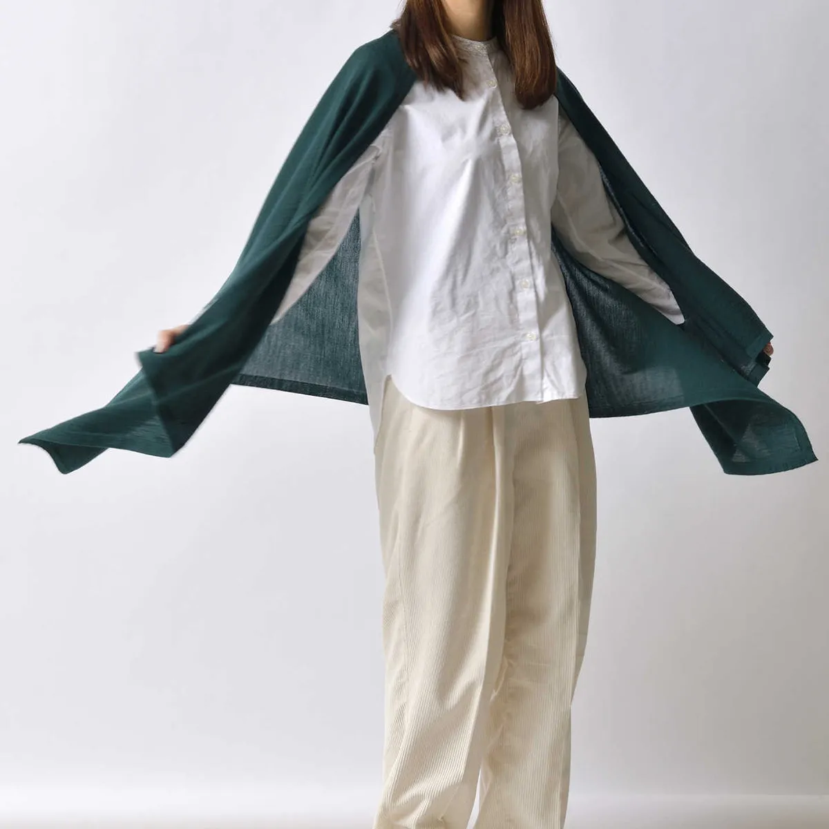 Mino Forest Multi Way Wool Mix Poncho