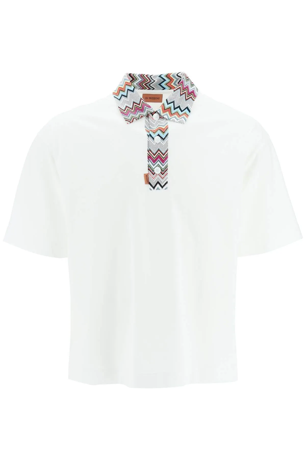 Multicolor Collar Polo Shirt