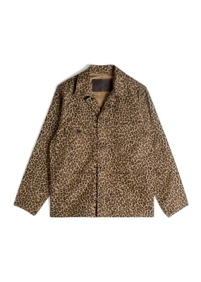 Naked & Famous Denim - Chore Coat - Leopard Print