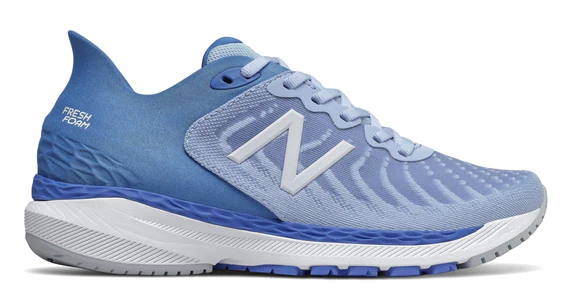 New Balance Womens 860 Athletic Shoes- Frost/Faded Cobalt