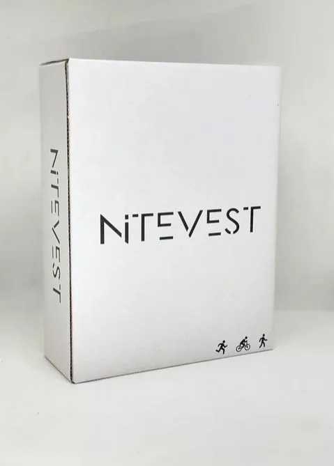 NiteVest Reflective Vest with Rechargeable LED and Chest Light