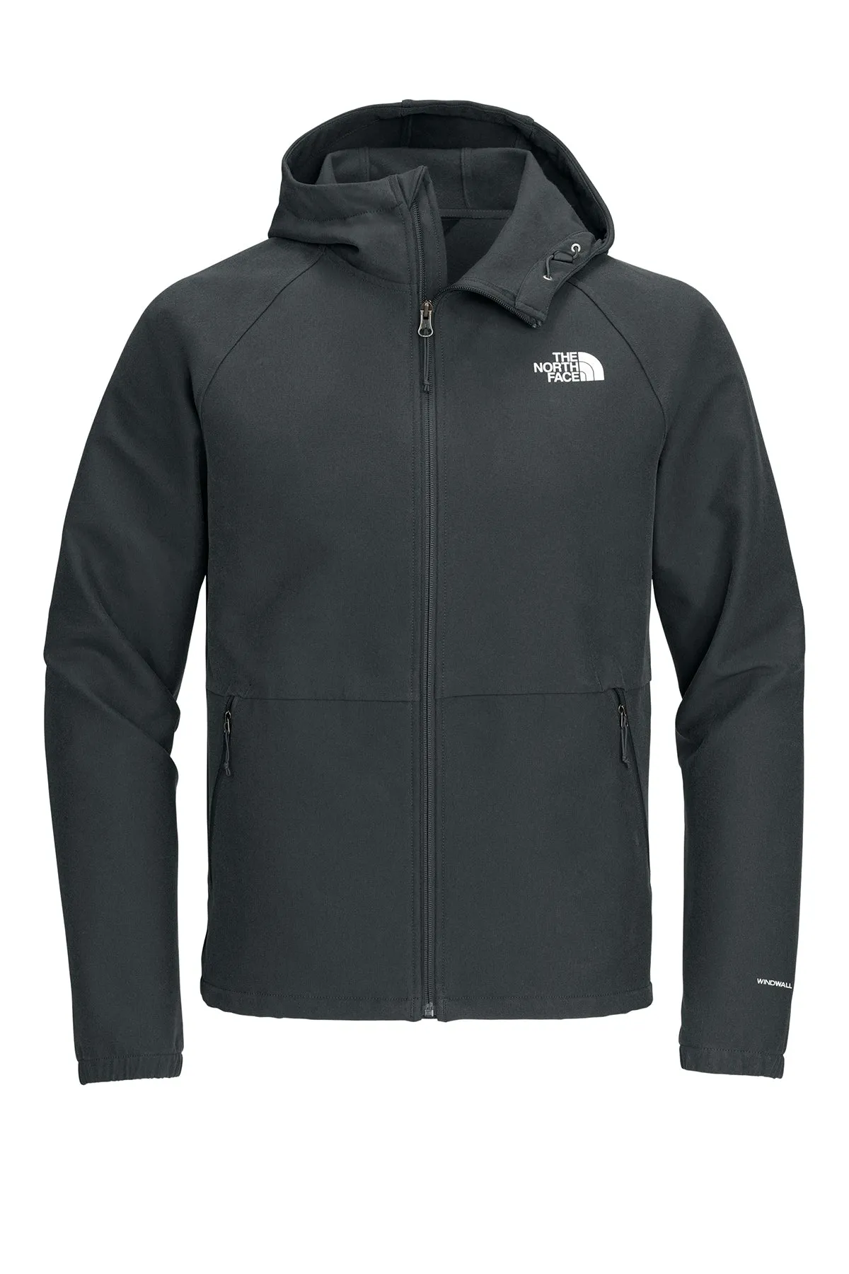 North Face Barr Lake Hooded Soft Shell Jackets, Asphalt Grey Dark Heather