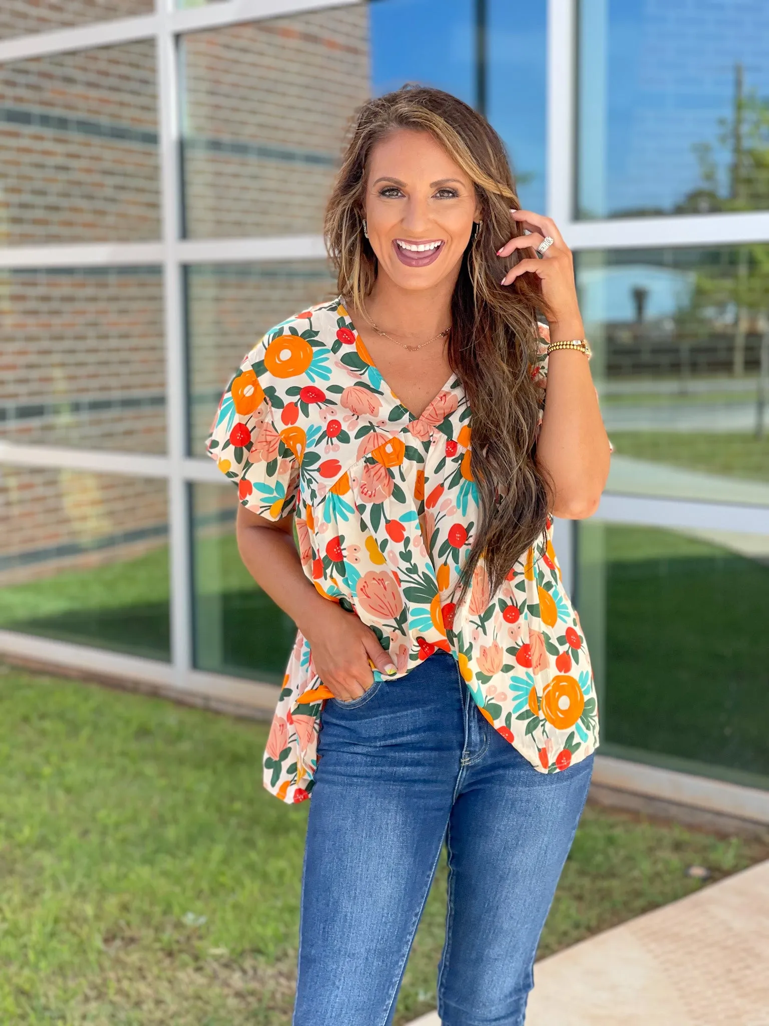 Nowhere to Go Floral Top