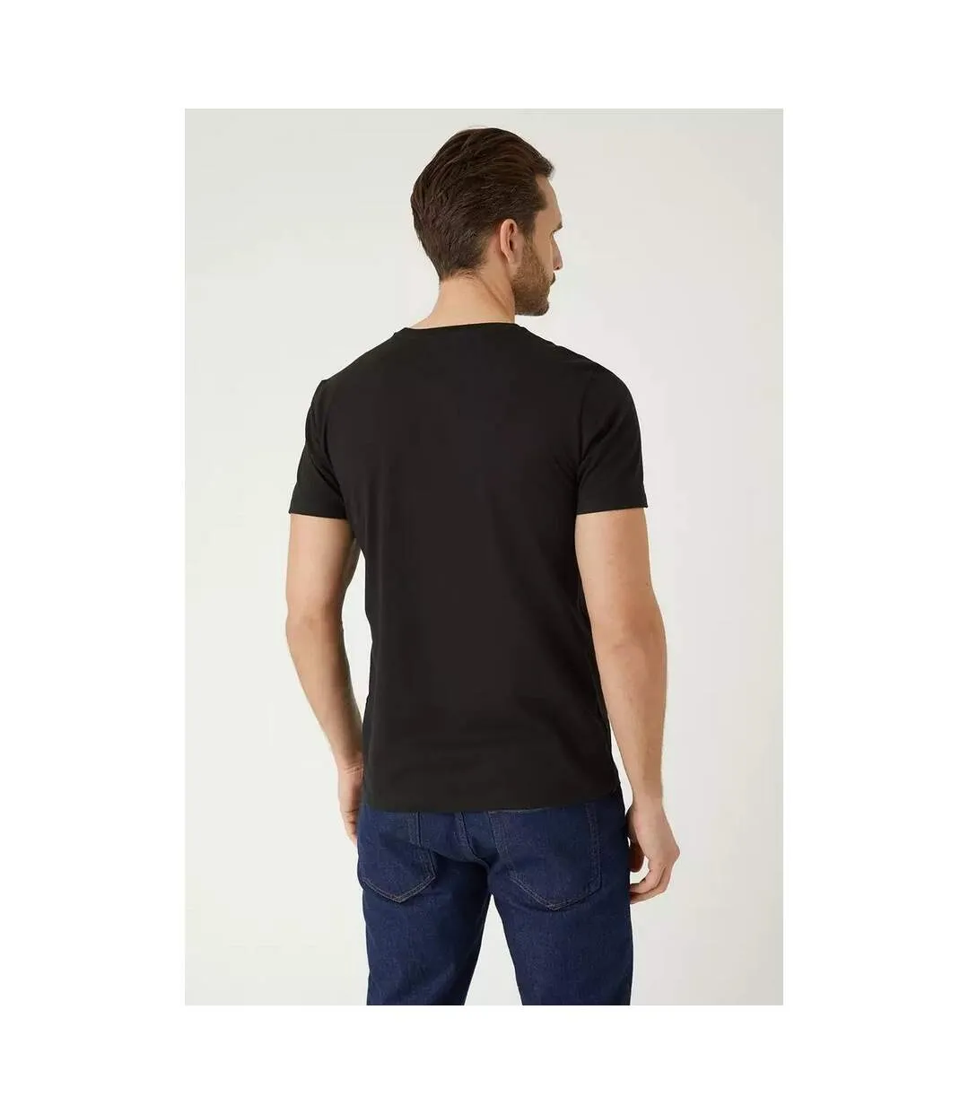 Pack of 3  Mens crew neck t-shirt  black Burton