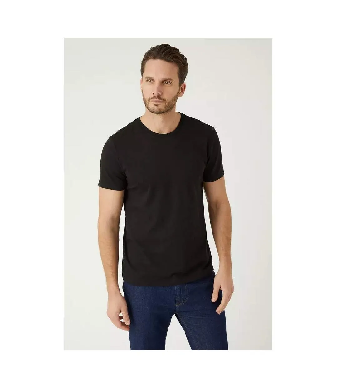 Pack of 3  Mens crew neck t-shirt  black Burton