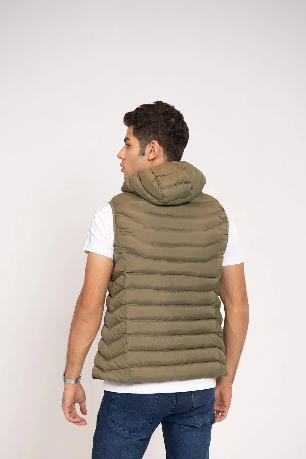 Padded Hooded Vest