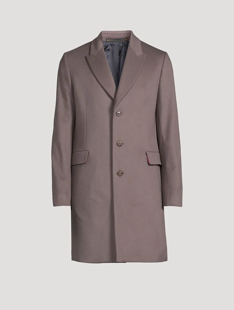 PAUL SMITH Wool And Cashmere Overcoat