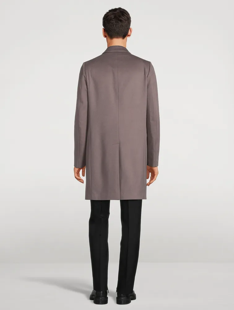 PAUL SMITH Wool And Cashmere Overcoat