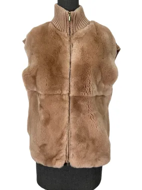 Peserico Rabbit Fur Vest Medium Size