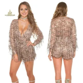 Playsuit party capuchino