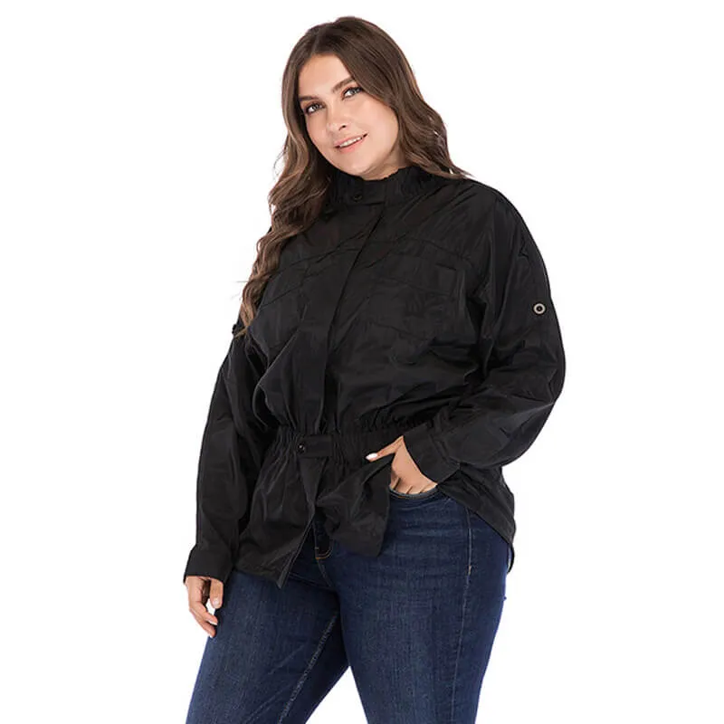 Plus Size Black Coat | Chic Lover - Plus Size Clothing