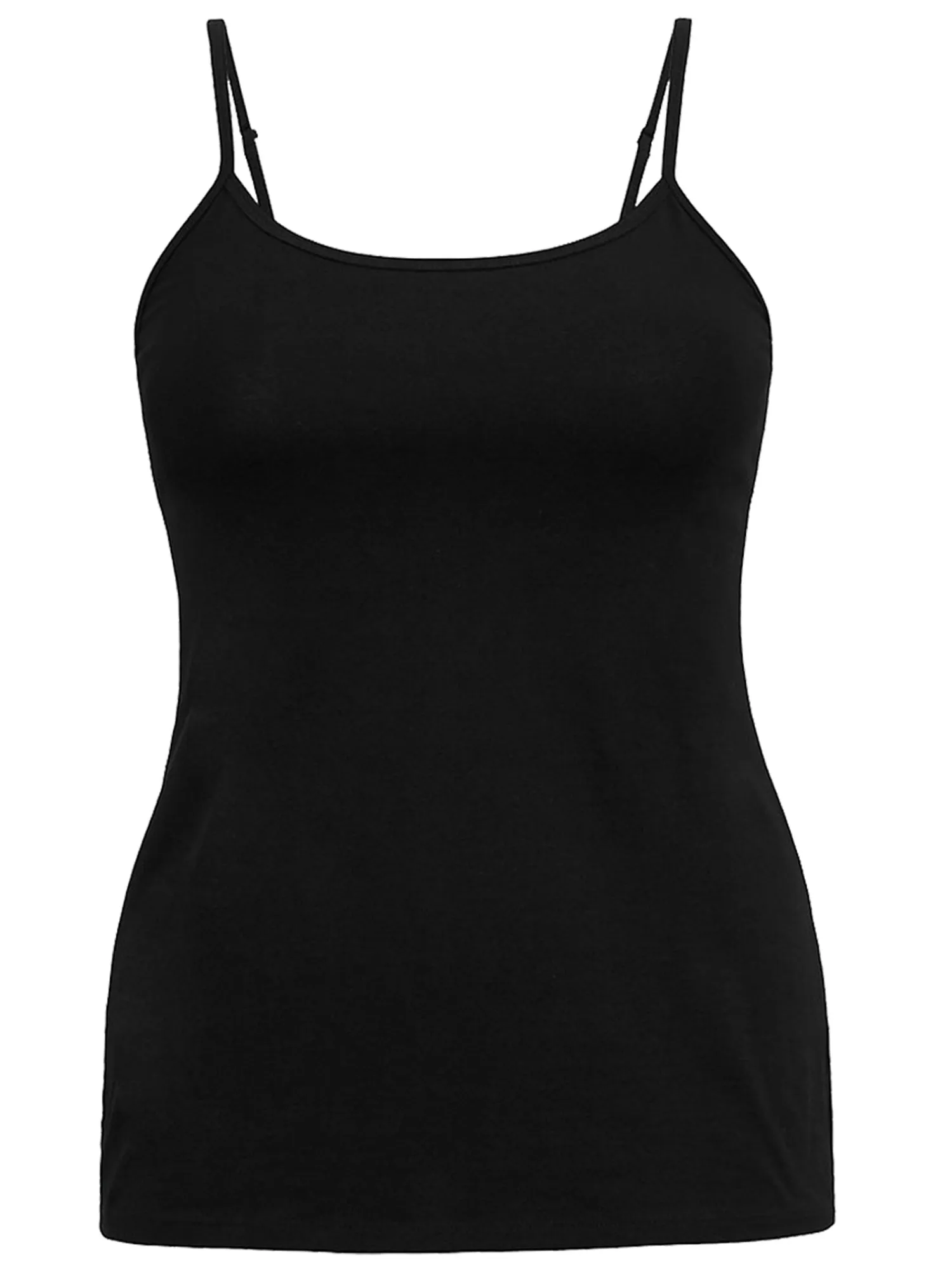 Plus Size Camisole Top With Adjustable Straps