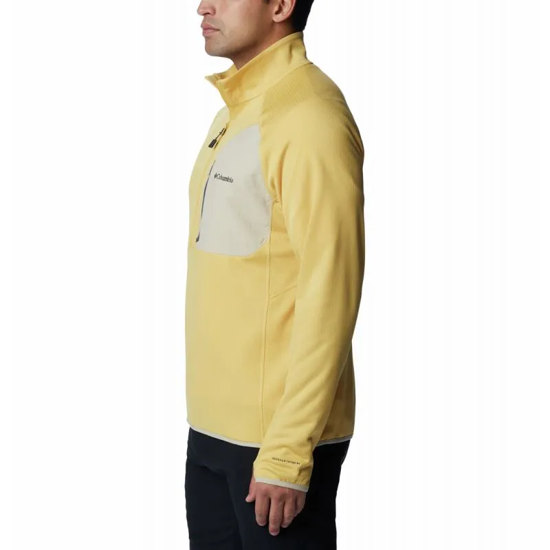 Polar de media cremallera para hombre Columbia Triple Canyon Half Zip (Golden Nugget)