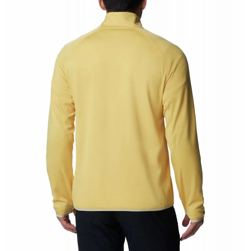 Polar de media cremallera para hombre Columbia Triple Canyon Half Zip (Golden Nugget)