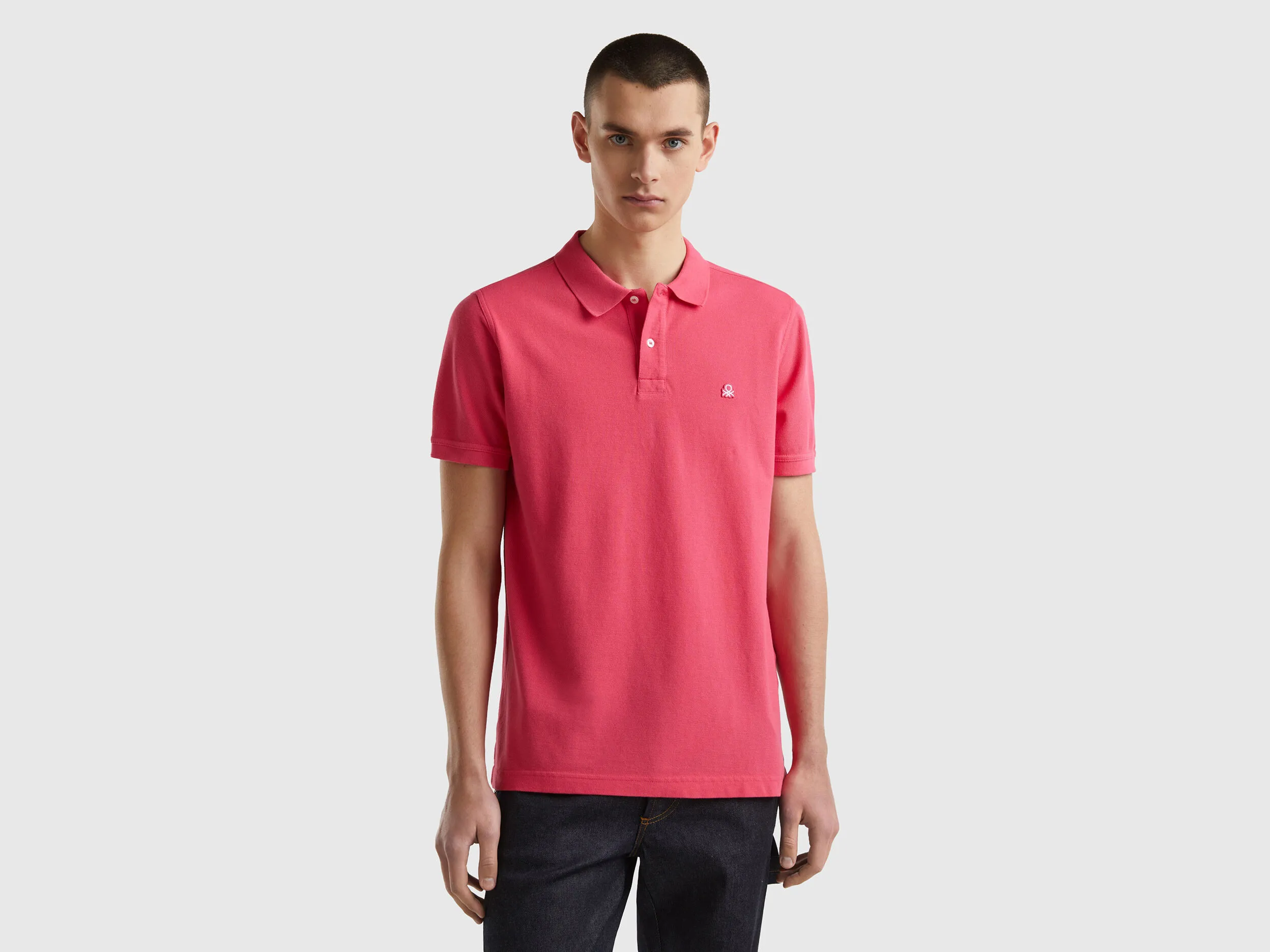 Polo fucsia regular fit