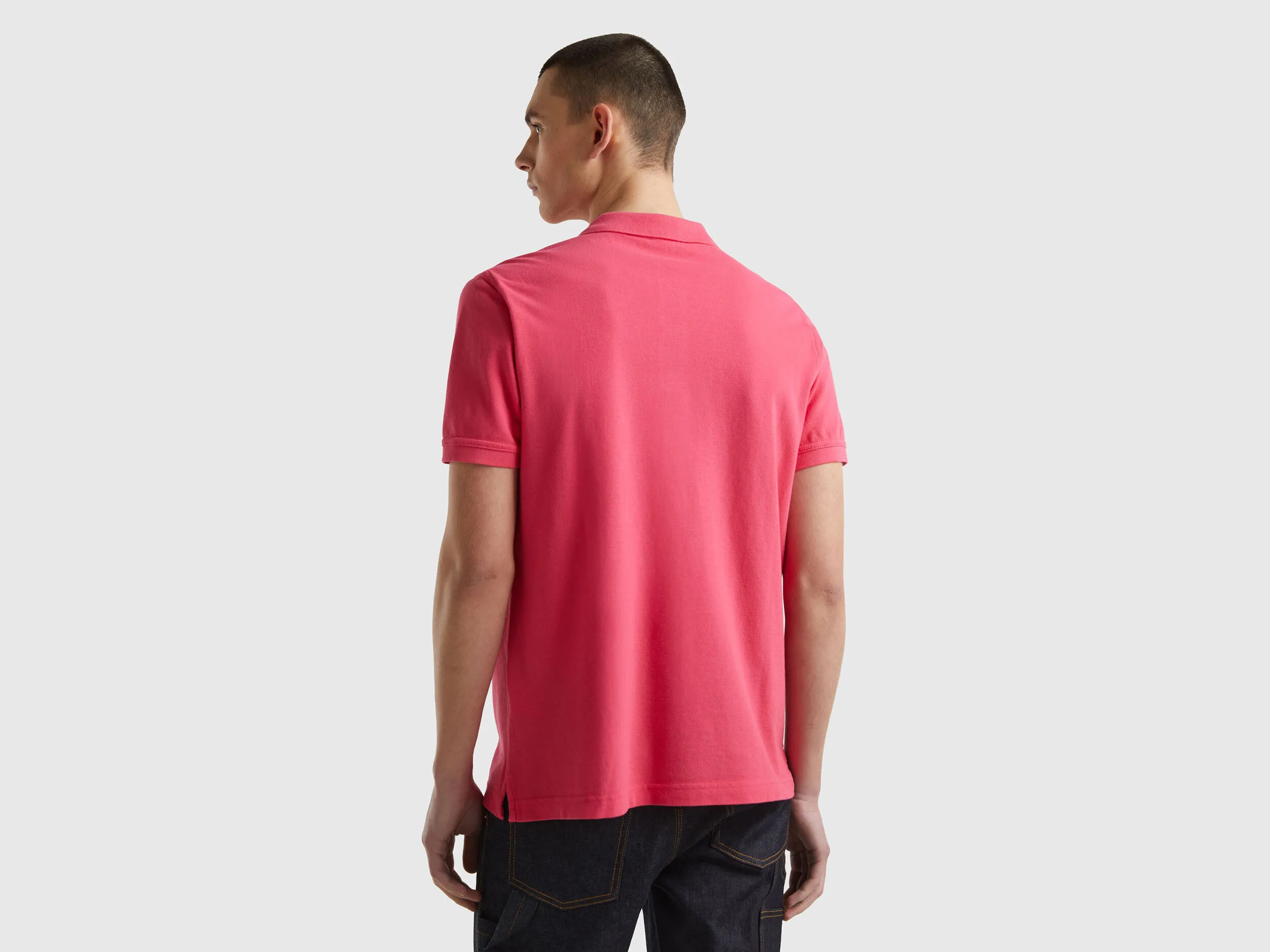 Polo fucsia regular fit