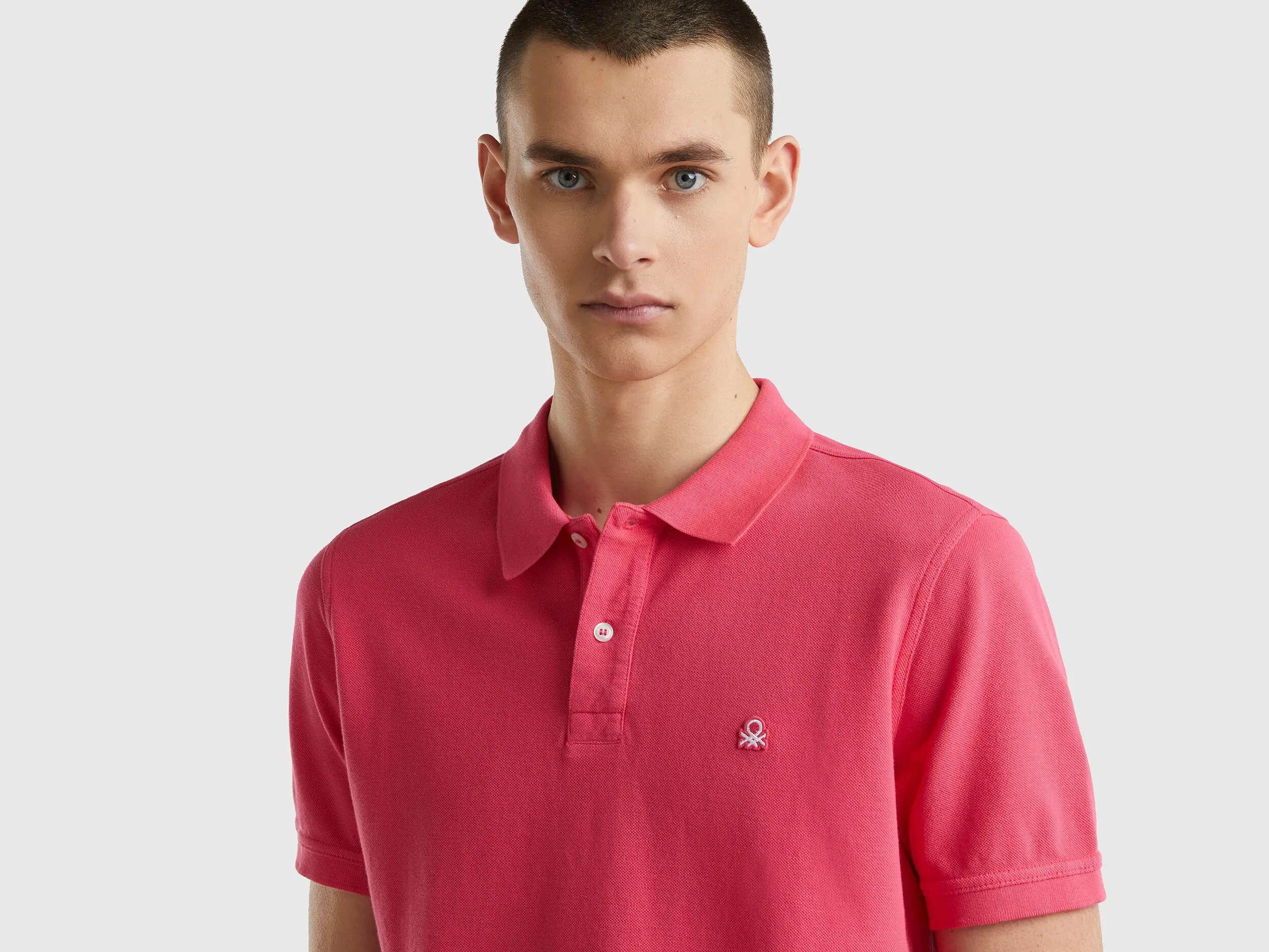 Polo fucsia regular fit