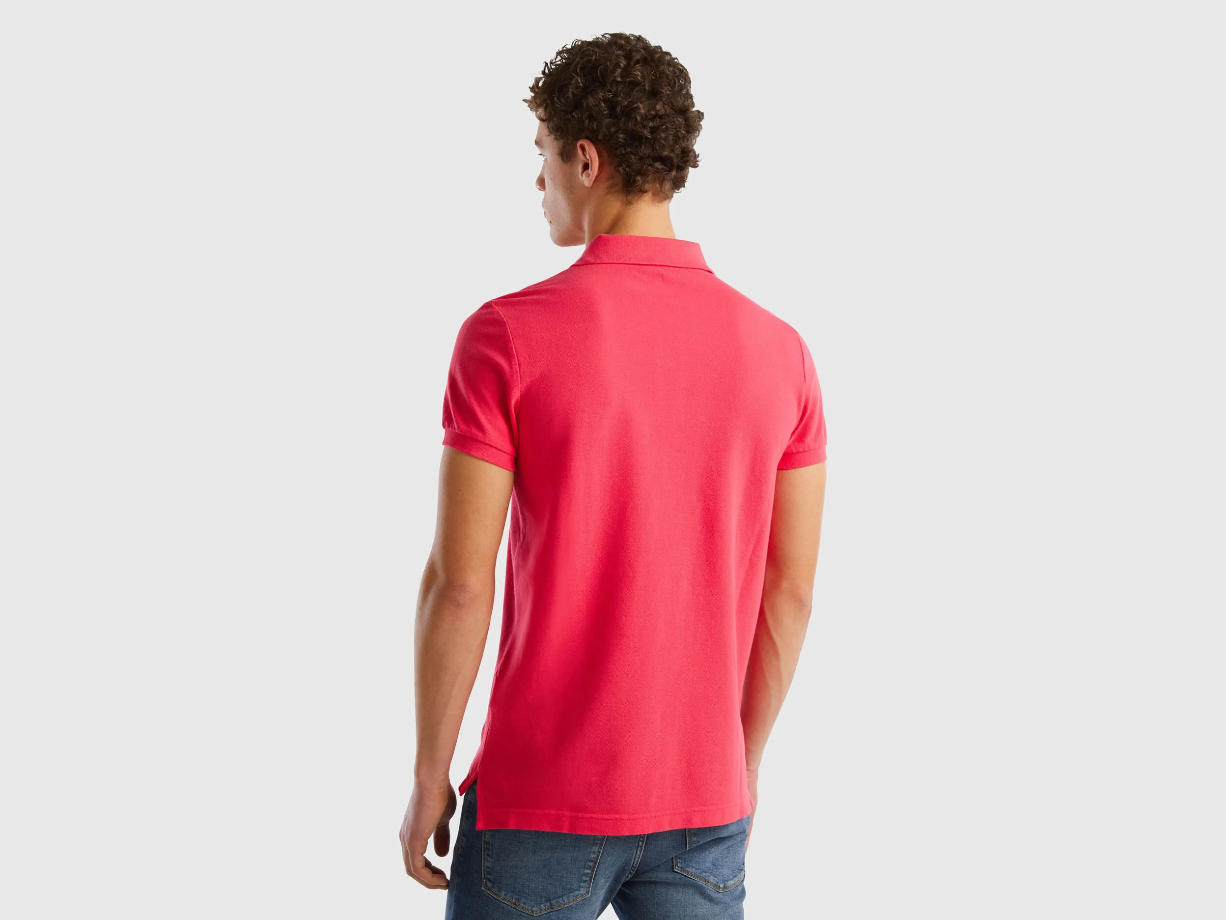 Polo fucsia slim fit