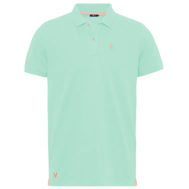 POLO HOMBRE  PULPO POLO BASIC LOGO VERDE AGUA