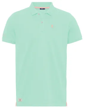 POLO HOMBRE  PULPO POLO BASIC LOGO VERDE AGUA