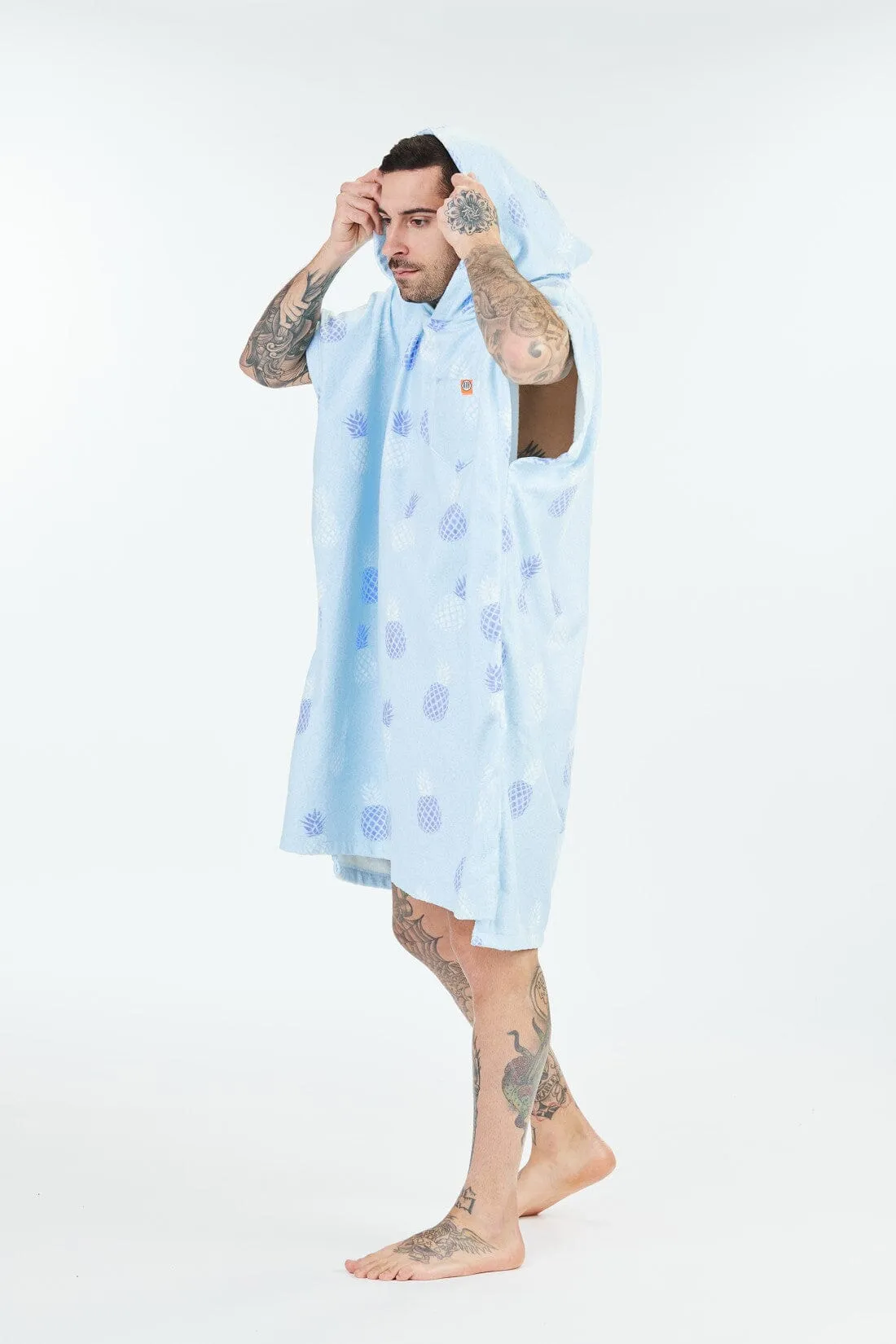 PONCHO PINEAPPLE - BLUE