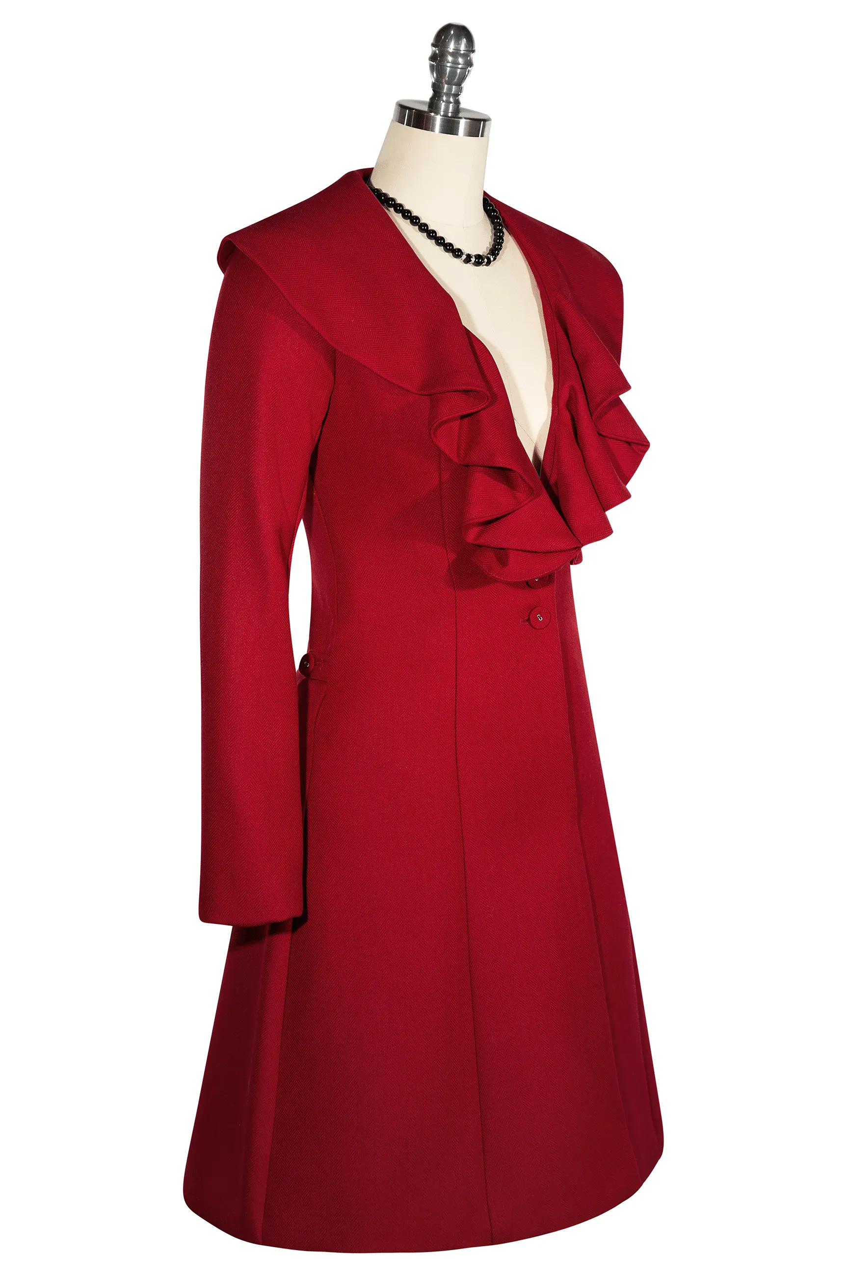 Poodle coat in Burgundy/Red - Buy now