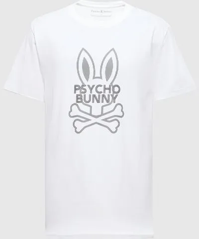 Psycho Bunny Men's Dumont Graphic Tee 100 WHITE /