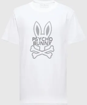 Psycho Bunny Men's Dumont Graphic Tee 100 WHITE /