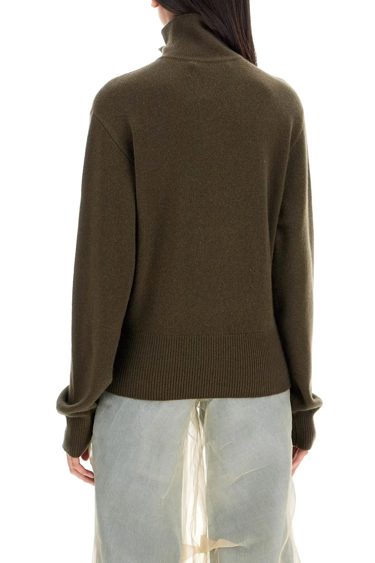 Pullover In Cashmere Stile Polo