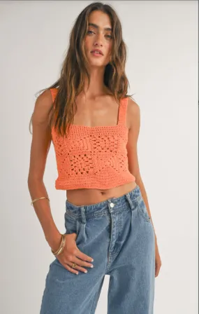 Quinn Crochet Crop Top