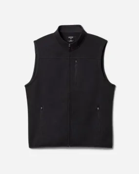 Rhone black fleece vest