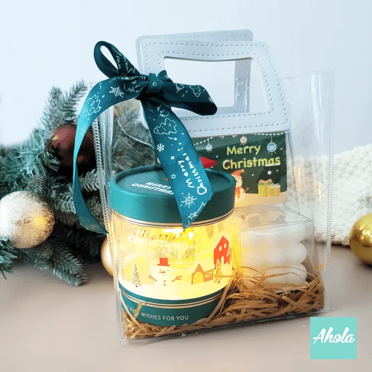 【Rituals】Christmas Built-in Lighting Baubles and Scented candle gift set 星形名字可發光裝飾球+香氛蠟燭禮品套裝 (3-5個工作天完成)