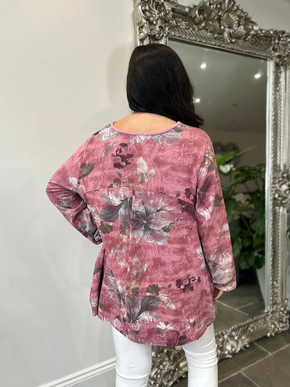 Rose Floral Pocket Tunic Frankie