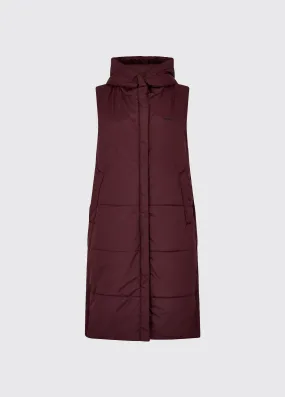 Ryan Women’s Hooded Gilet - Ox Blood