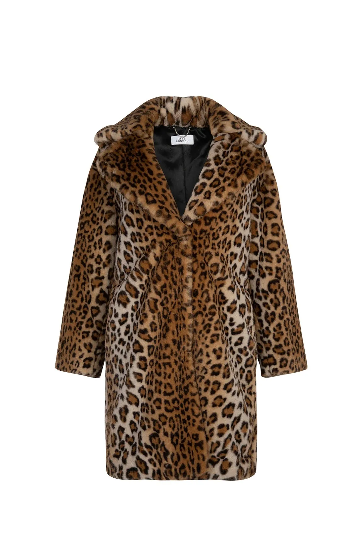 Sacs of Ashbourne   Issy London Loretta Longline Luxe Faux Fur Coat