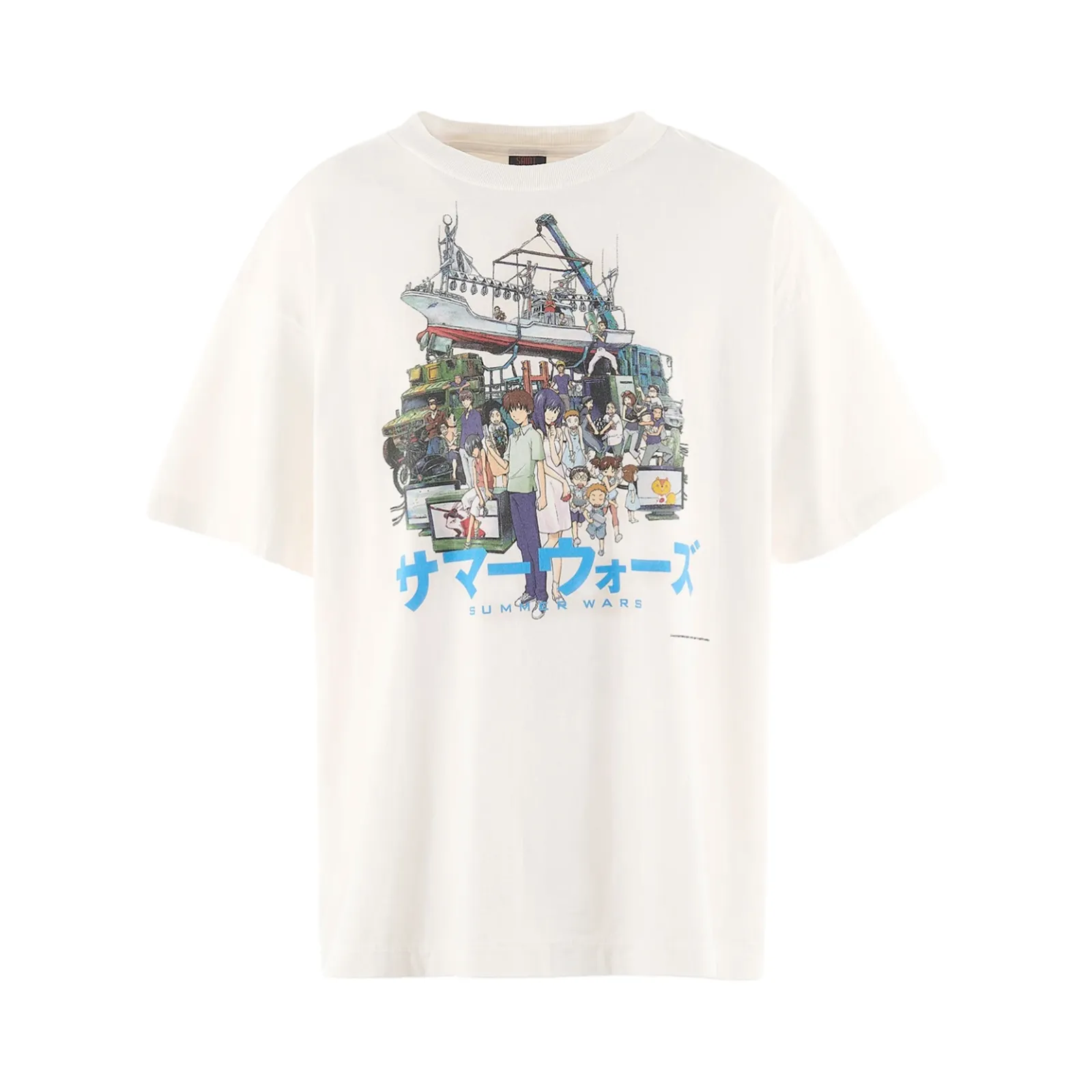 Saint Mxxxxxx x Summer Wars Geeks Rule #2 Tee White