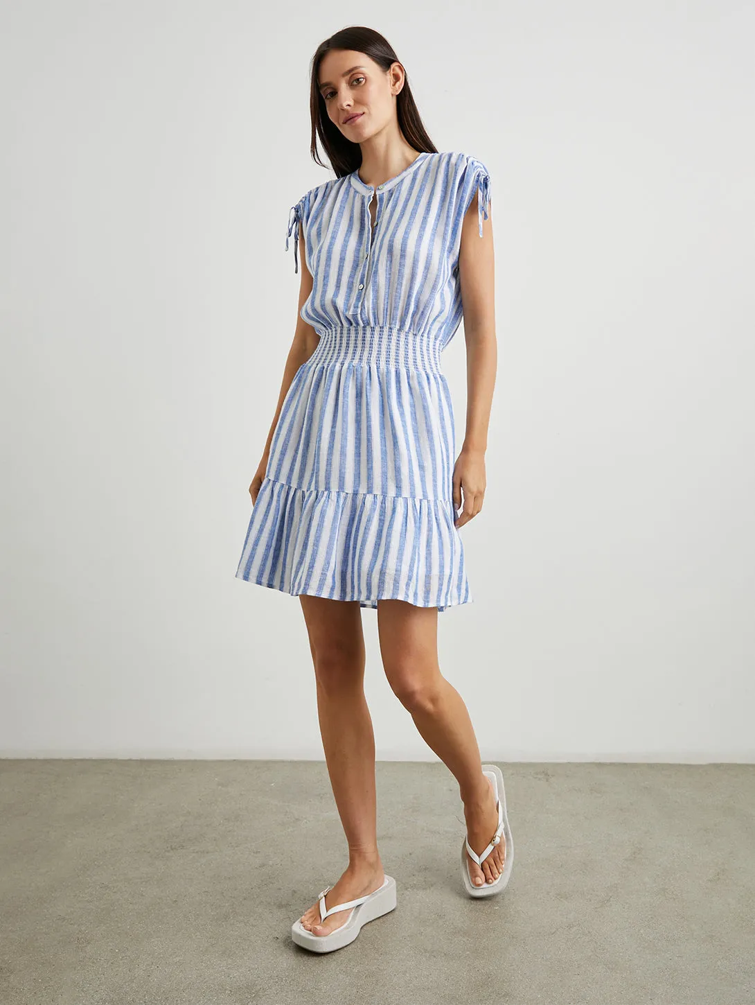 Samina Stripe Mini Dress -  Casablanca