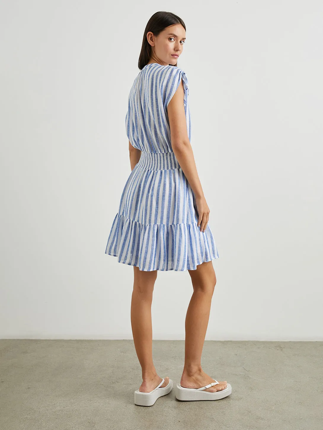 Samina Stripe Mini Dress -  Casablanca