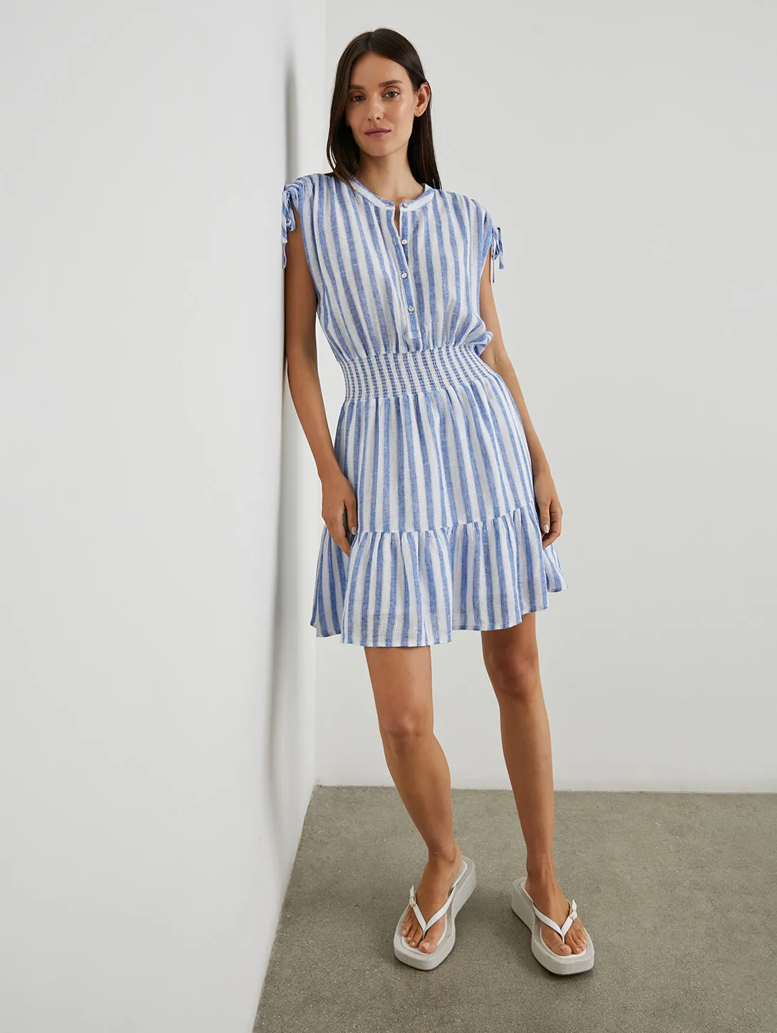 Samina Stripe Mini Dress -  Casablanca