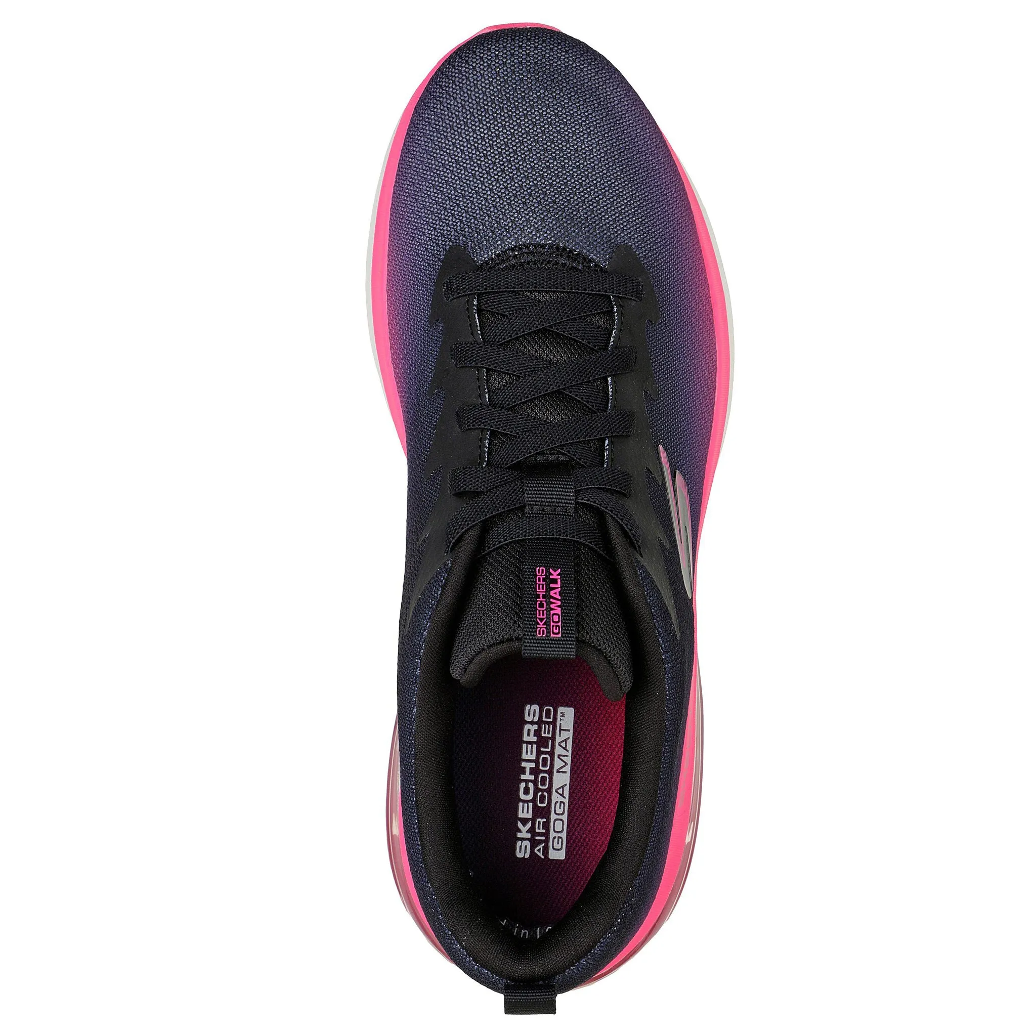 Skechers Women's 124348 GOwalk Air 2.0 Quick Breeze Black/Hot Pink Athletic Shoes