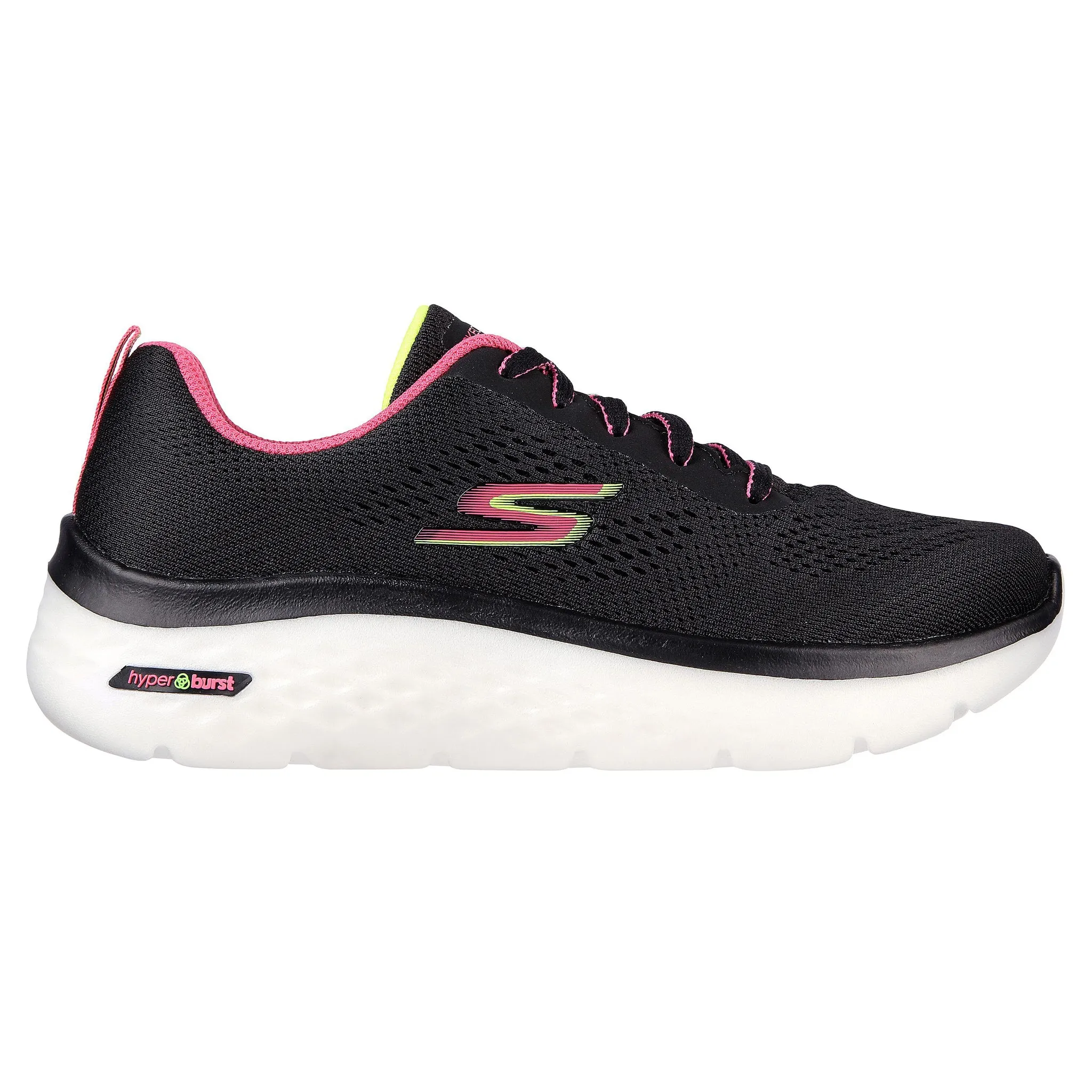 Skechers Women's 124578 Go Walk Hyper Burst-Space Insight Black/Multi Athletic Shoes