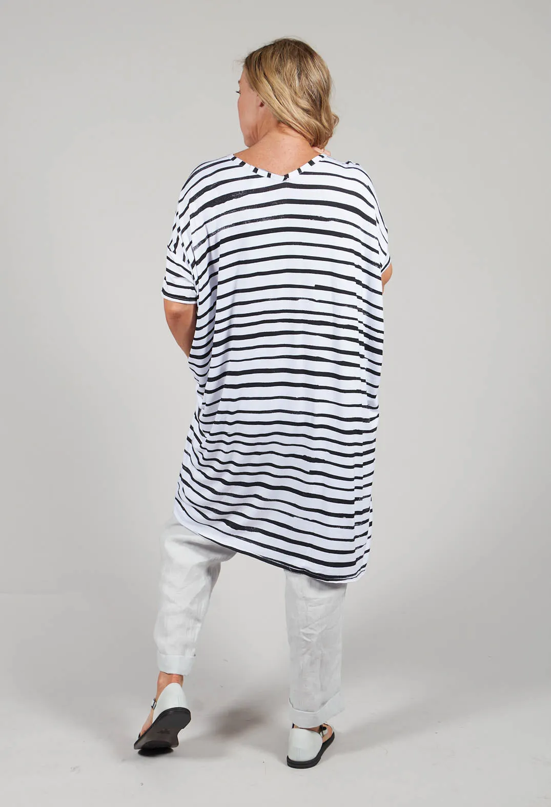 Stripe Tunic in White