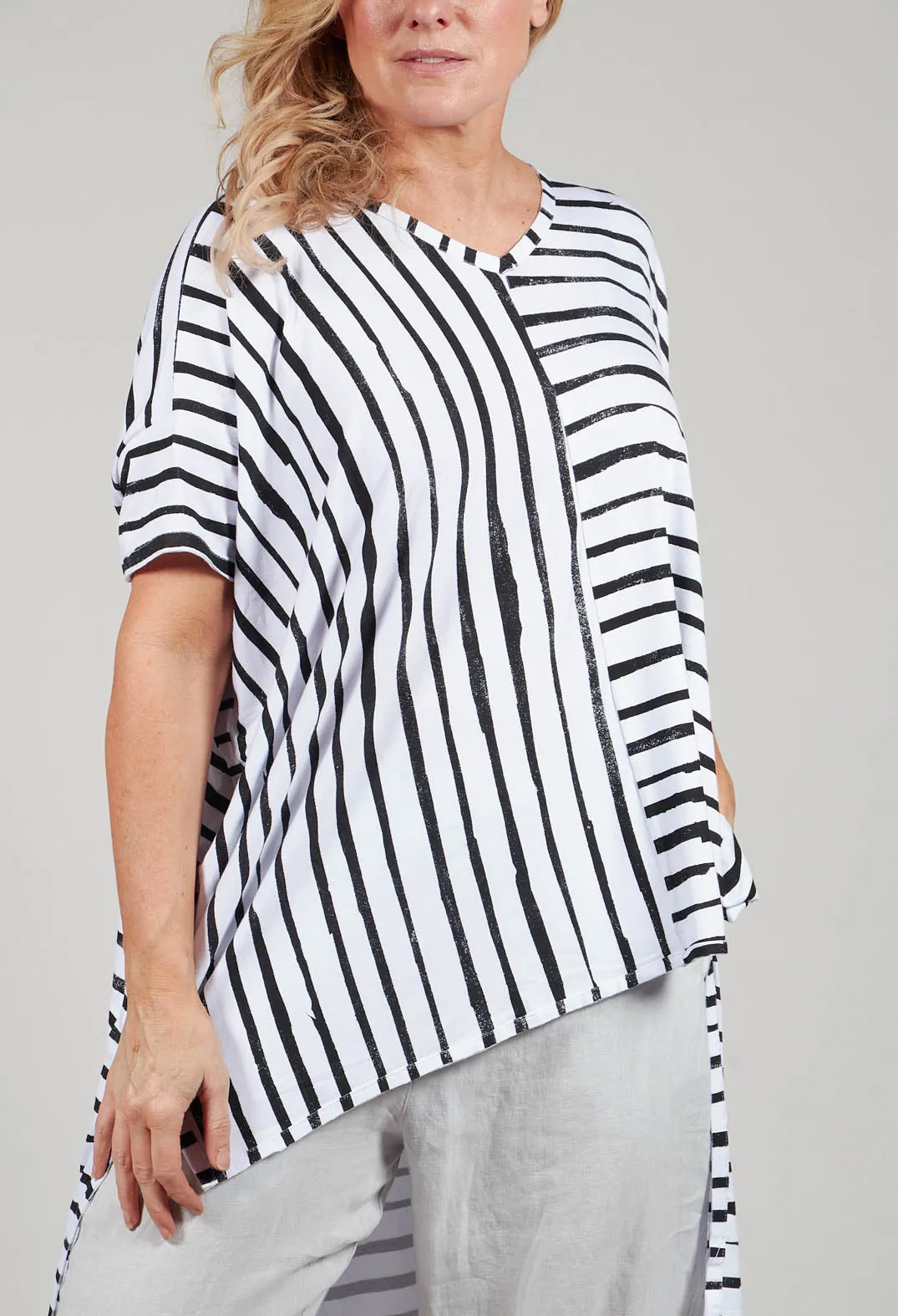 Stripe Tunic in White