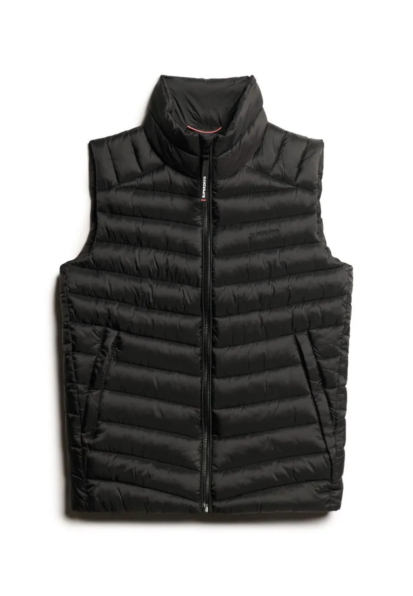 Superdry Fuji Sport Padded Gilet Bodywarmer Black