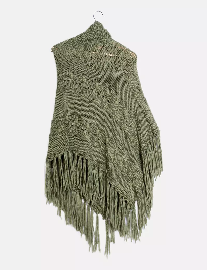 Sursive Poncho punto verde