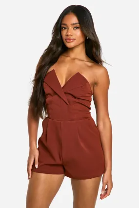 Tailored Bandeau Playsuit