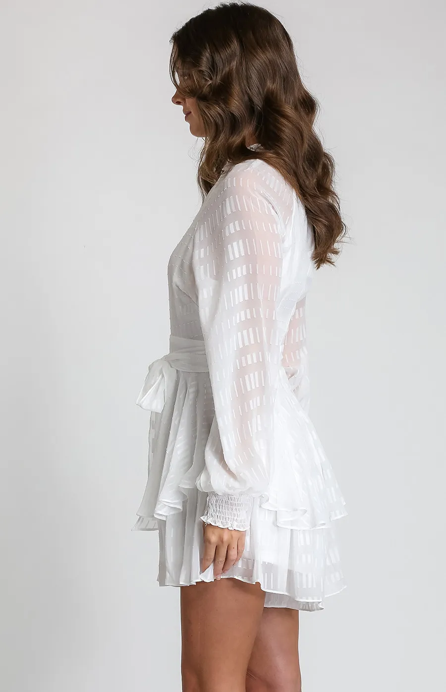 Textured Playsuit with Ruffle Detail (SJP428A) 