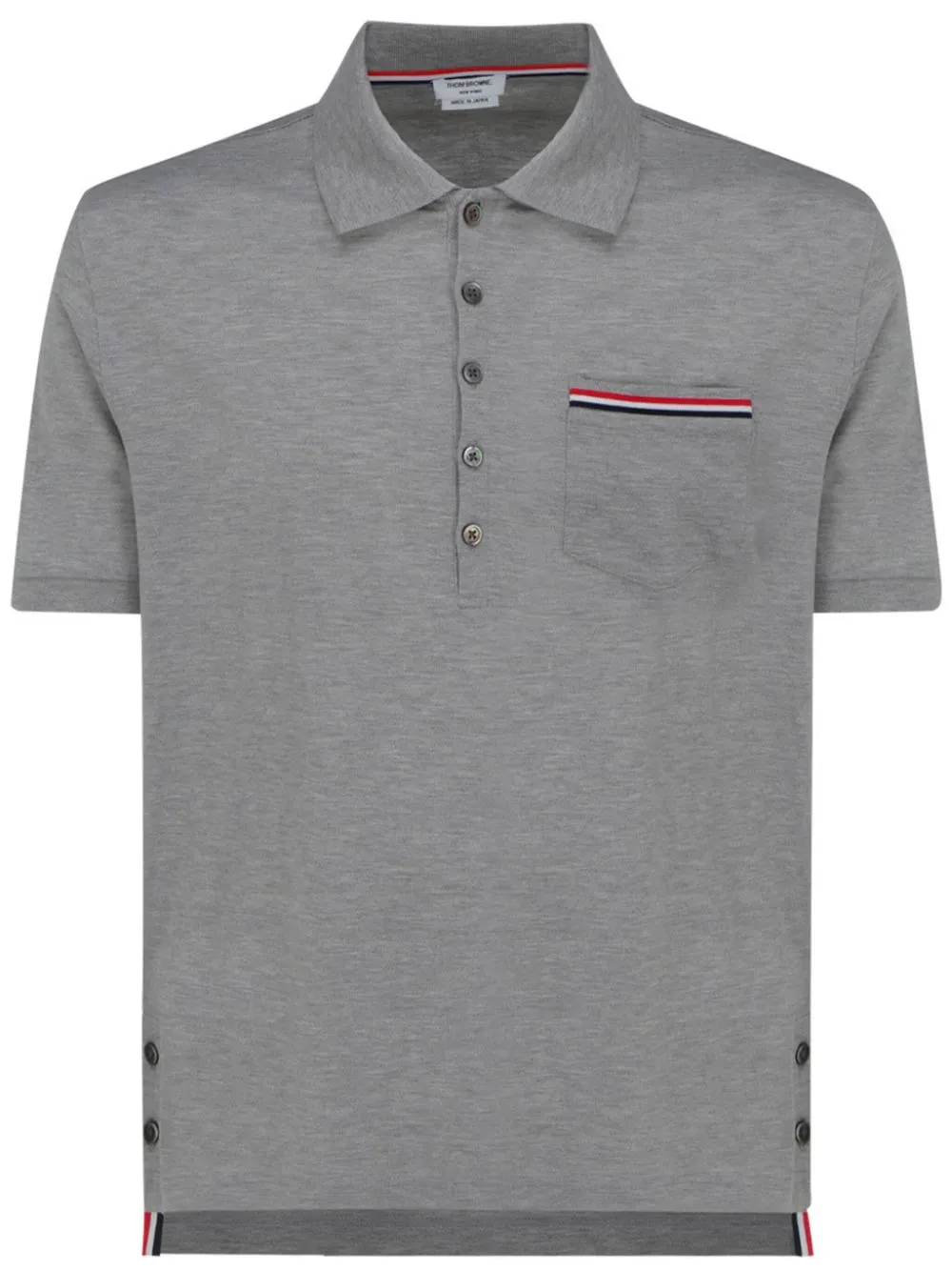 Thom Browne Rwb Cotton Polo Shirt