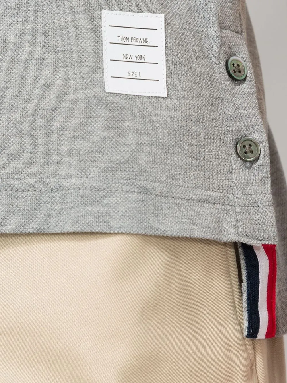 Thom Browne Rwb Cotton Polo Shirt